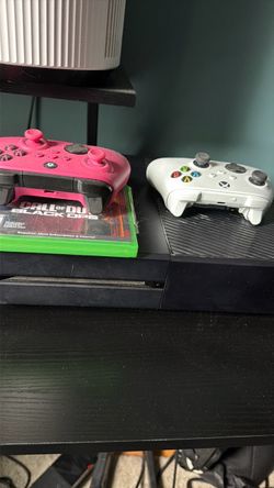 Xbox One Console with Two Controllers and Game