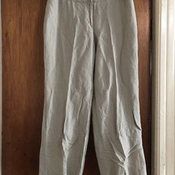 East5th %55 linen 45% Rayon capri pants women 10p