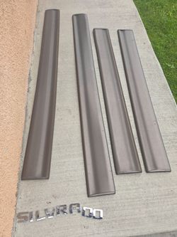 Silverado side moldings and lettering