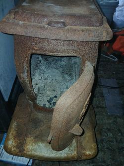 Wood Burning Fire Place Antique