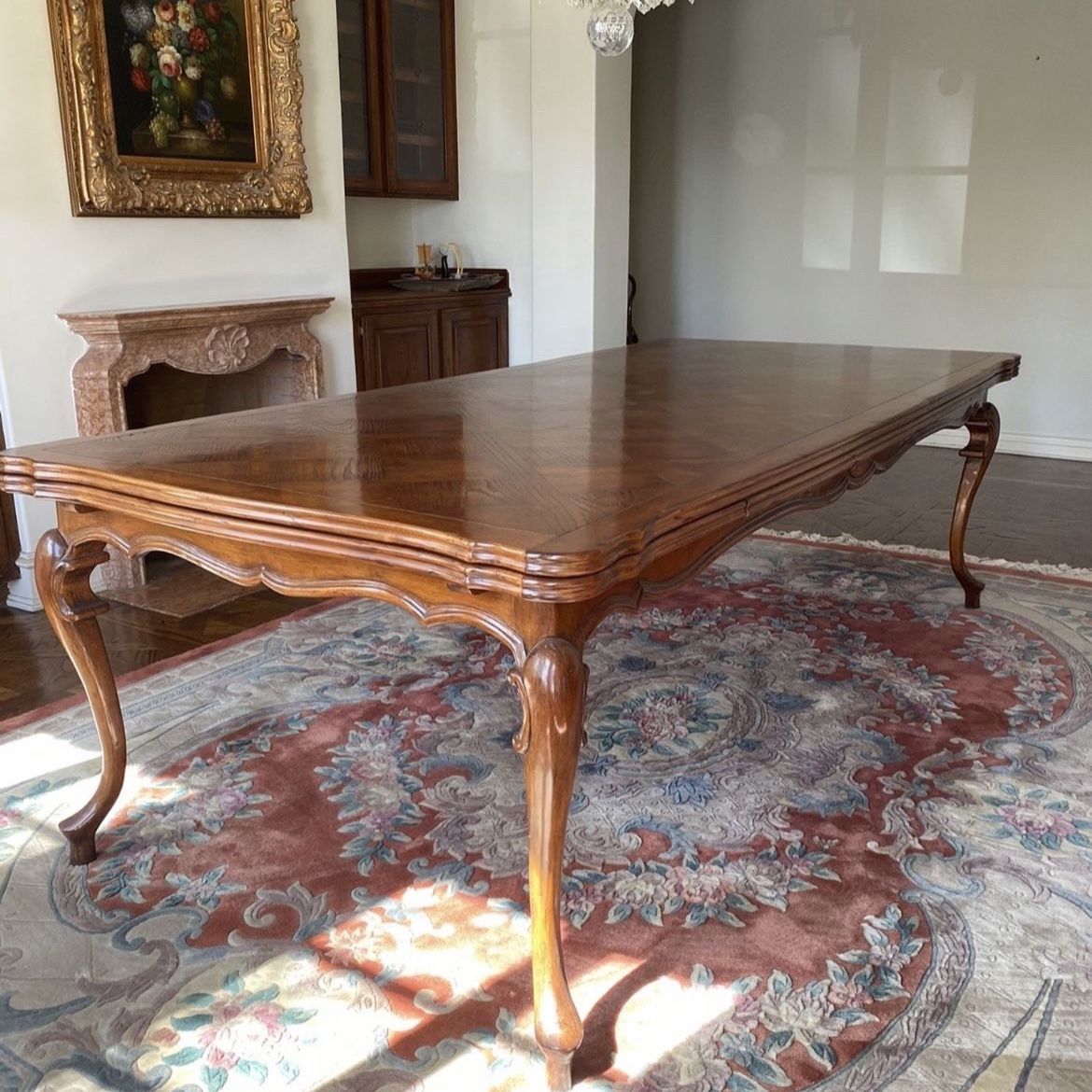Beautiful Antique French Dining Table Imported 