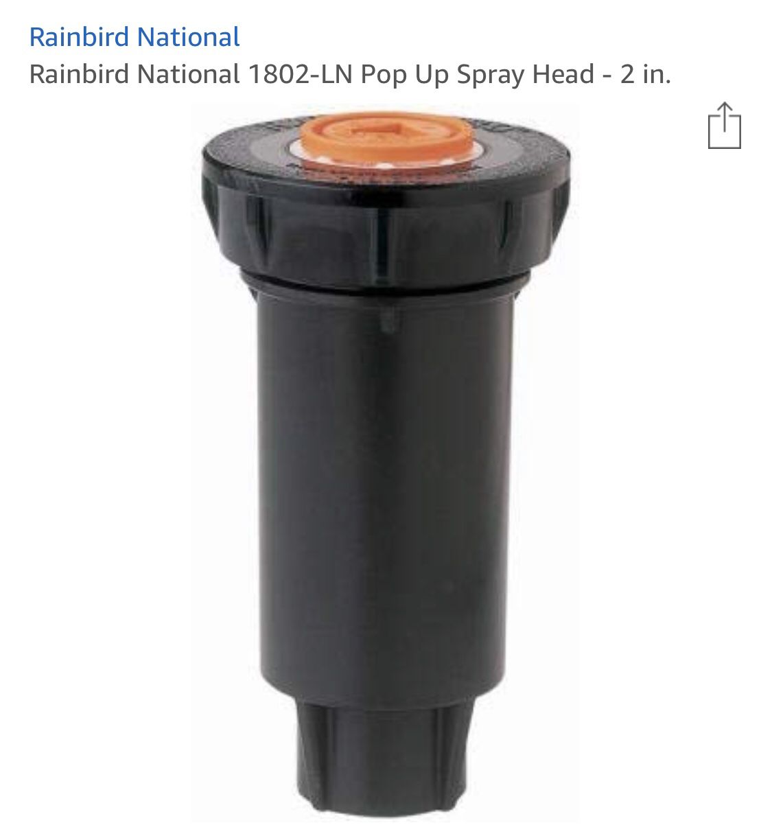 22 Rain bird pop up sprinklers