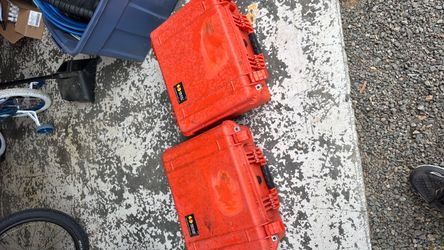 Pair of pelican cases