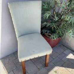 Mint Green Corner Cushioned Chair 