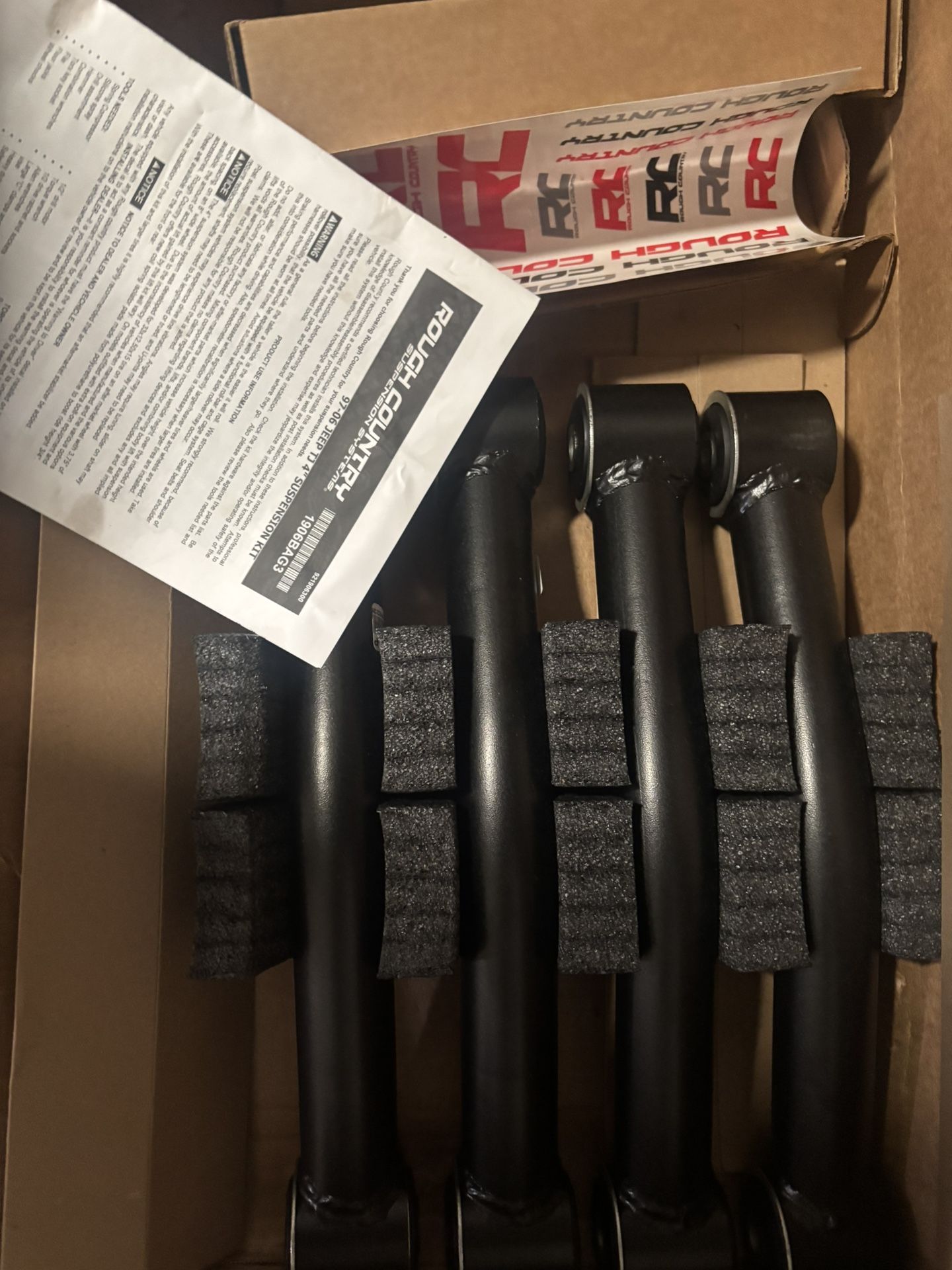 4 In Lift Kit Jeep Rough Country