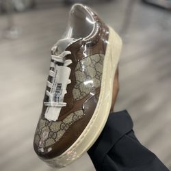 Gucci GG Beige Canvas Sneaker 