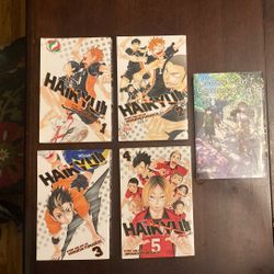 Manga Haikyu 1-4 + Bonus