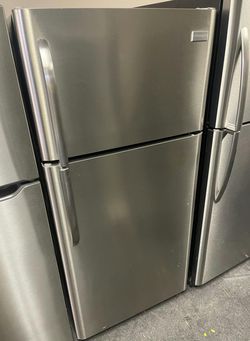Frigidaire Top Freezer Refrigerator Stainless Steel