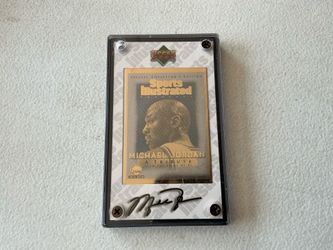 1999 Upper Deck Sports Illustrated Gold Michael Jordan Tribute Limited Edition 5079/23,000