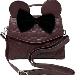 Loungefly Minnie Mouse Crossbody Satchel New 