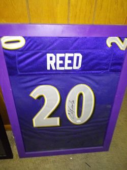 Ed reed signed jersey