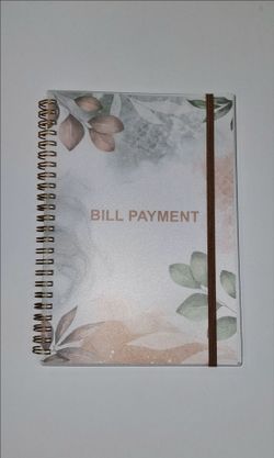 Bill Payment Tracker Notebook