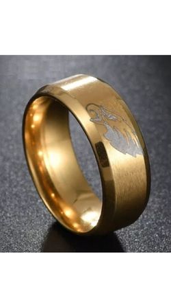 Gold Philadelphia Eagles Ring