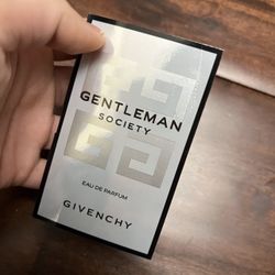 GENTLEMAN SOCIETY by GIVENCHY EDP Card Sample Spray for Men 1 ml / 0.03oz NEW