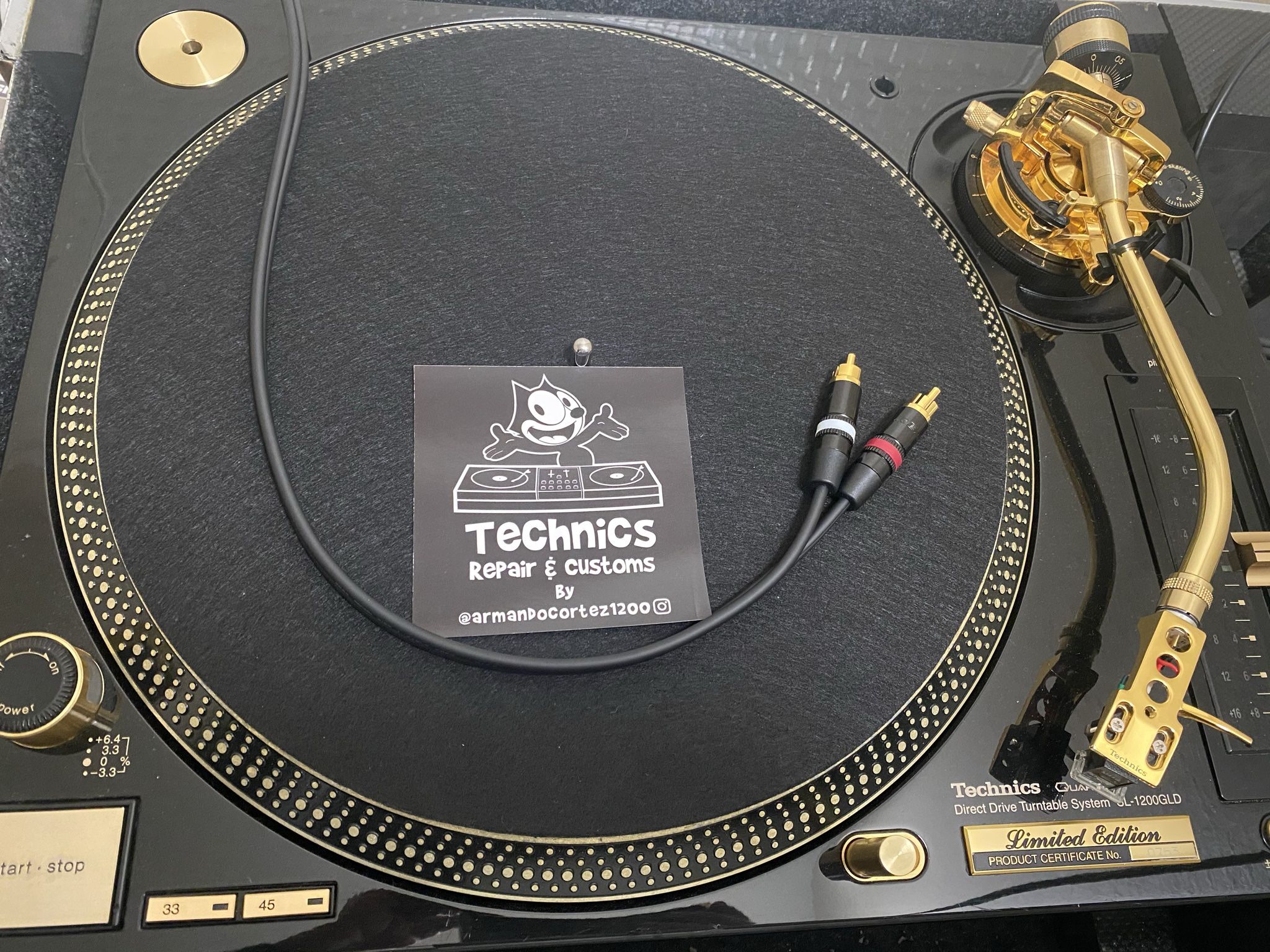 Technics 1200 High Quality Japanese Rcas By Mogami