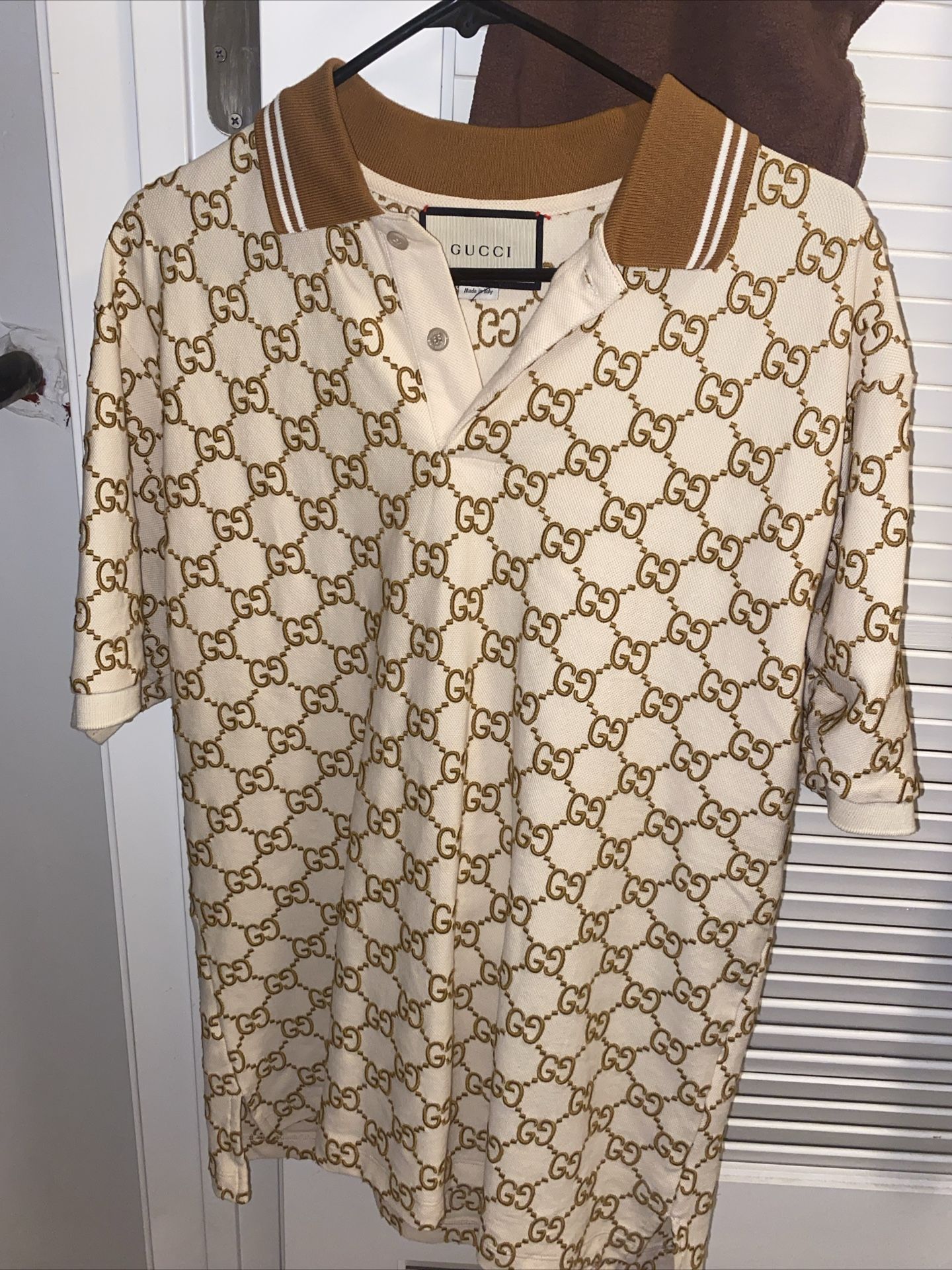 Gucci Tan Polo Shirt