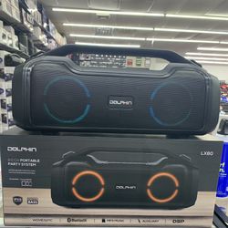  Rechargeable Portable Bluetooth Speaker with Party Lights