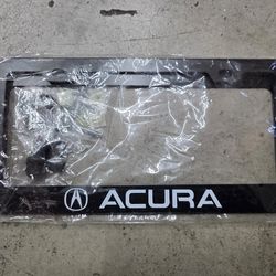 2 New Metal Acura license plate frame frames