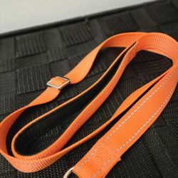 Neon Orange Reflective Short Leash