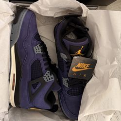 Size 11 Jordan 4 Retro Lakers Kobe lakeshow