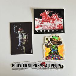 Supreme Sticker Lot 