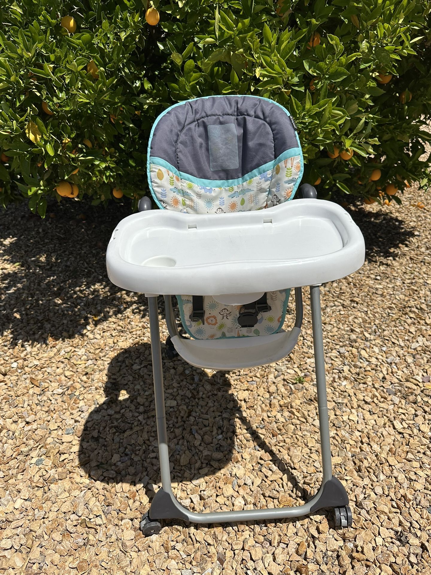 High chair with Rollers
