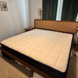 King Bed Frame and Mattress
