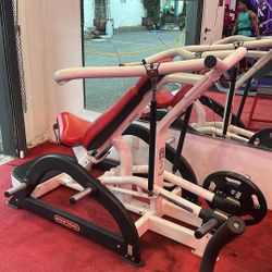 Refurbished Star Trac plate-loaded incline press