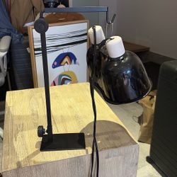 Reptile Dual  Heating lamp and stand (Used)