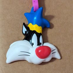 Warner Brothers Looney Tunes Sylvester 1999 Plastic Clip