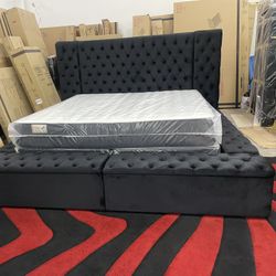 $1199 Brand New King Bed Frame With Mattress (Read Description Below)
