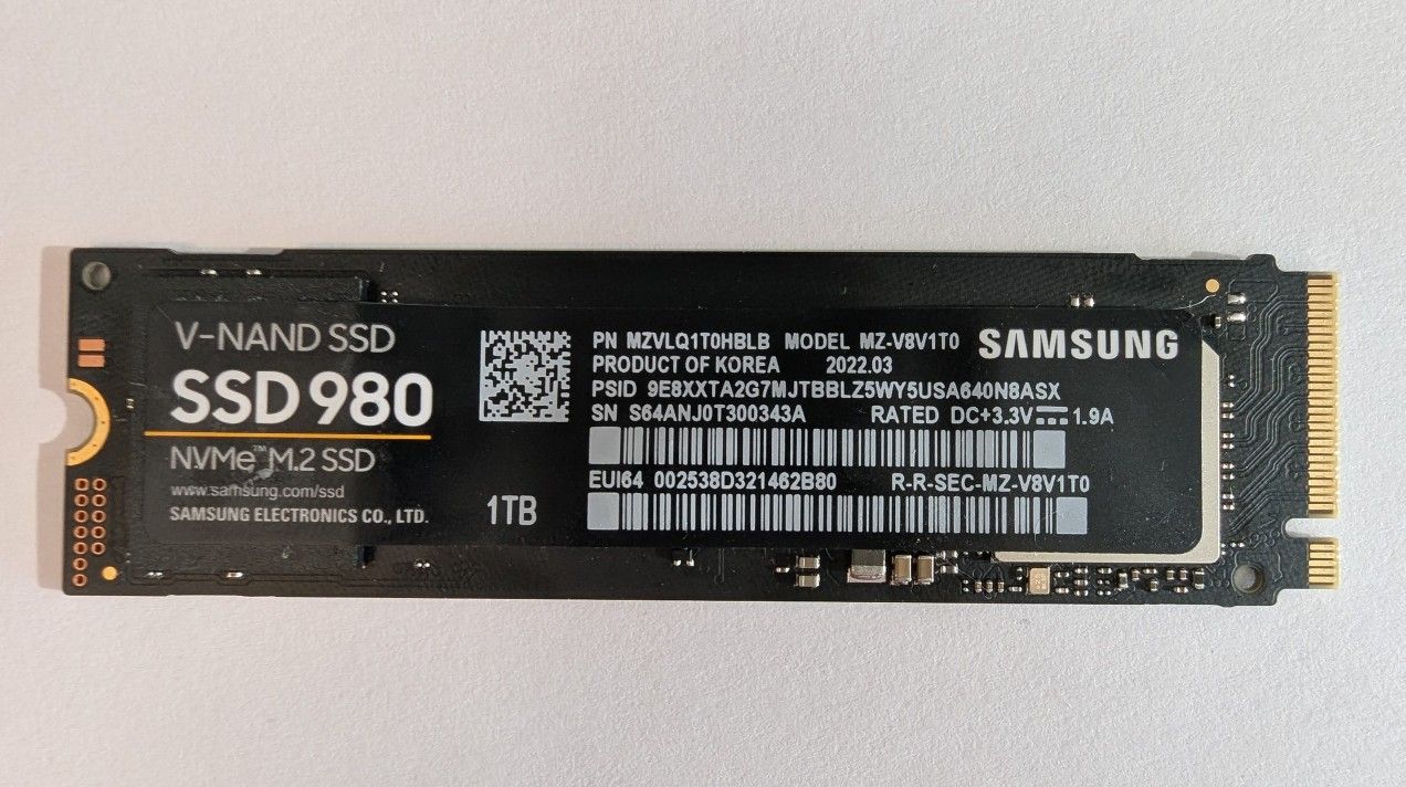 Samsung M.2 1TB