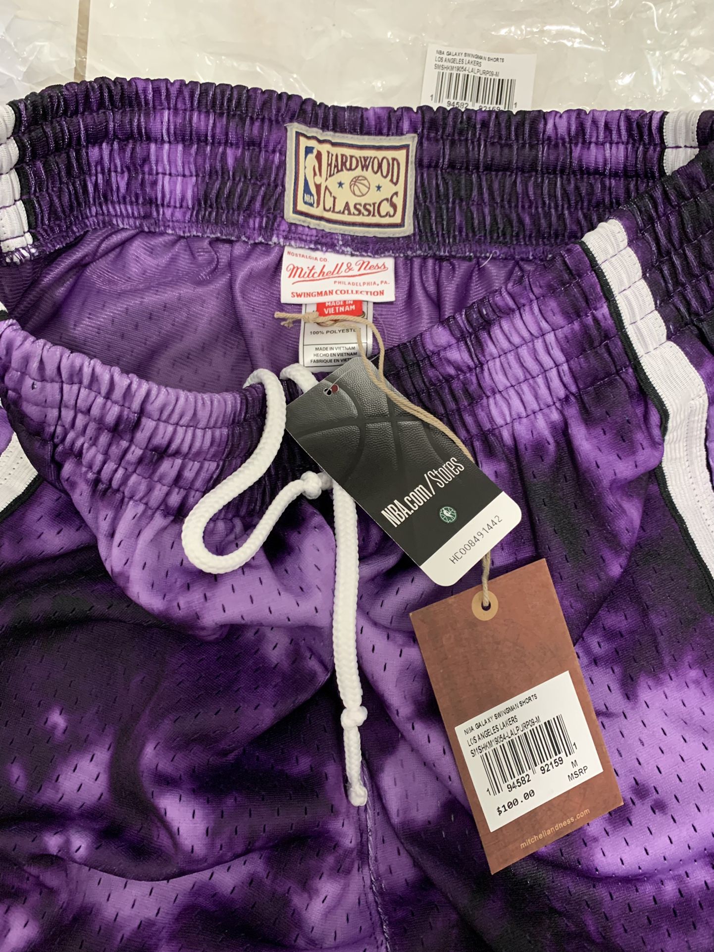 Just Don Lakers Mitchell And Mess Shorts Medium for Sale in Hazard, CA -  OfferUp