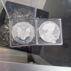 2021 Silver Eagle Proof 1 Ounce .999 Silver Coin