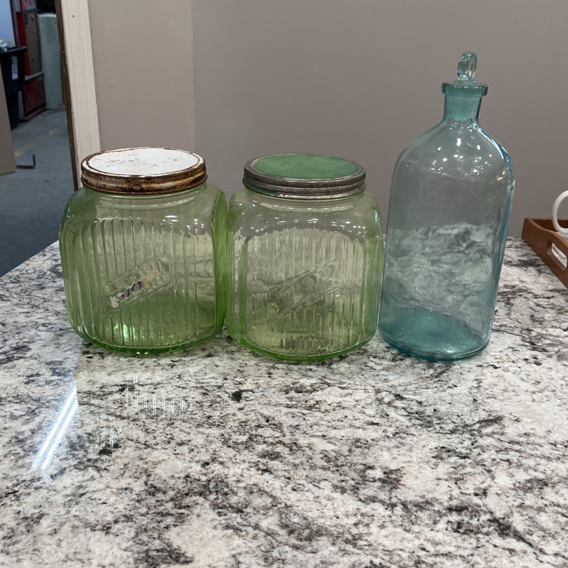 Vintage Glass Canisters