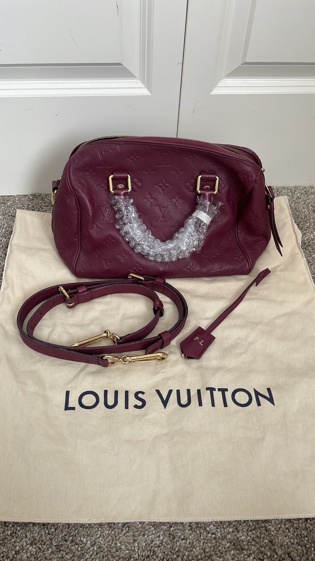 Louis Vuitton Speedy 25 Monogram Empreinte Bag