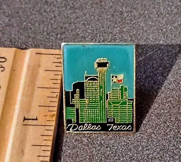 Dallas Texas City Vintage Collectible Lapel Pin A-1