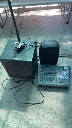 Tascam Multitrack Recorder with Speakers