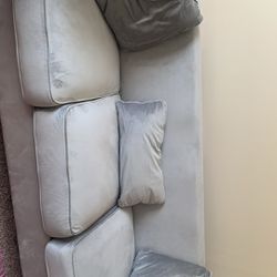 Velvet Gray couches