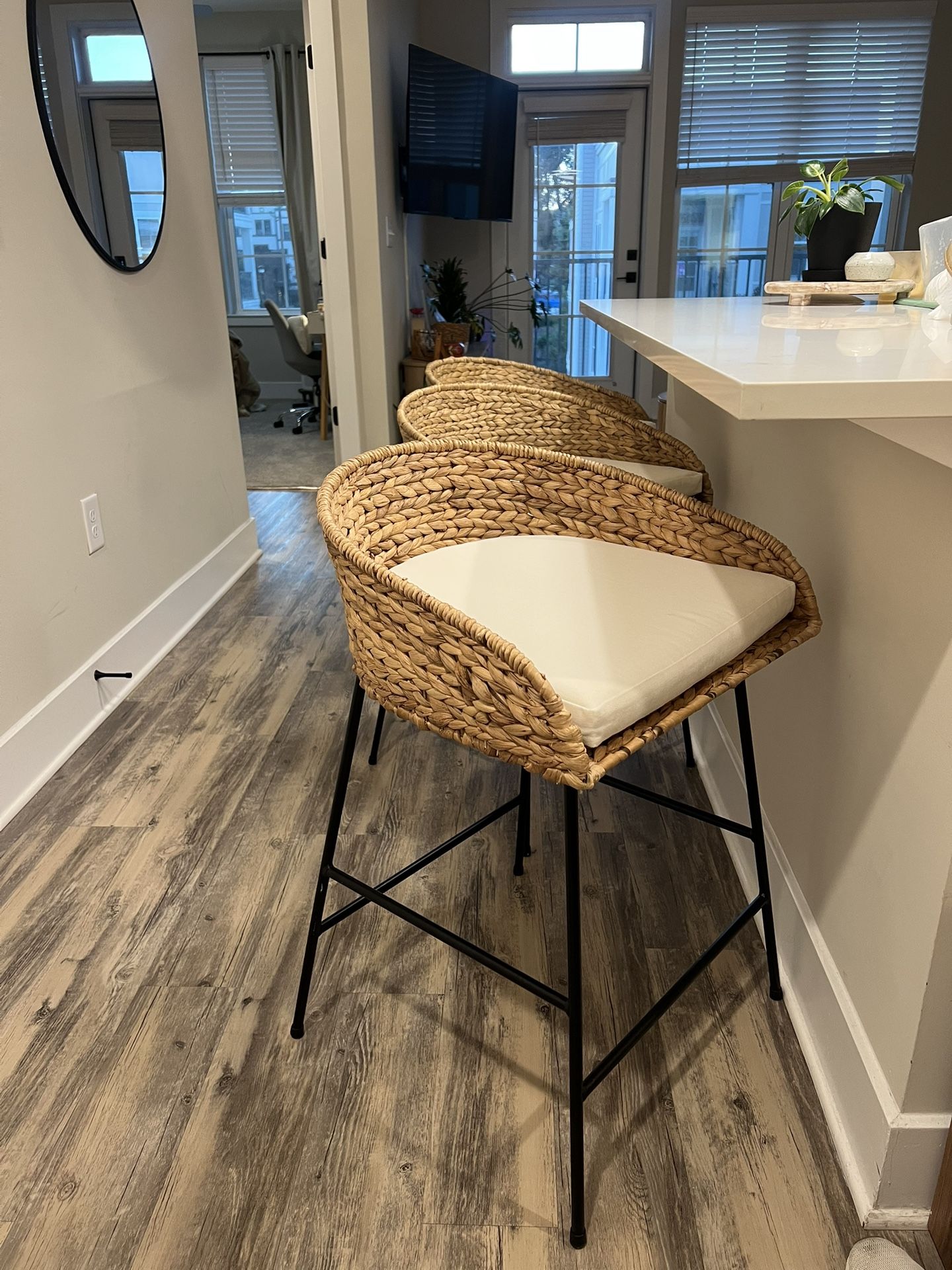 Set of 3 Bar Stools – Great Condition!