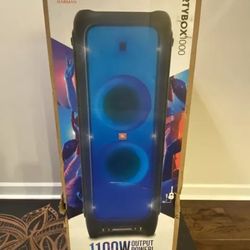 JBL Partybox 1000 Portable Bluetooth LED DJ Party Speaker , New, Sealed