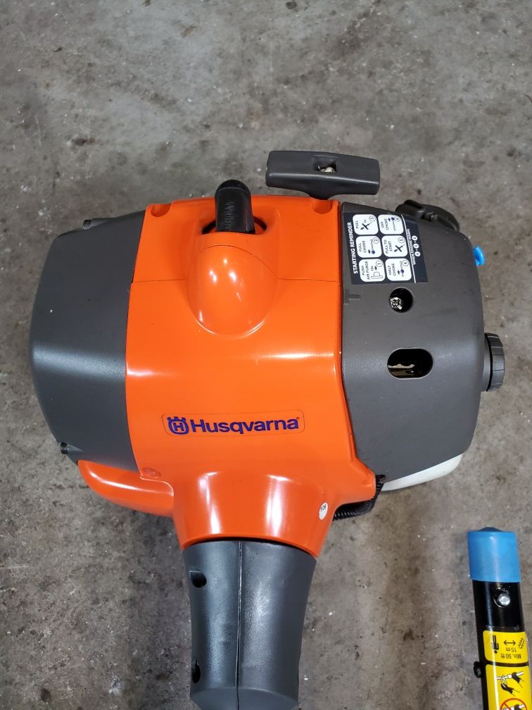 Pending HUSQVARNA 128LD 17" Gas Straight Shaft Detachable String Line Trimmer and TrimmerPlus
