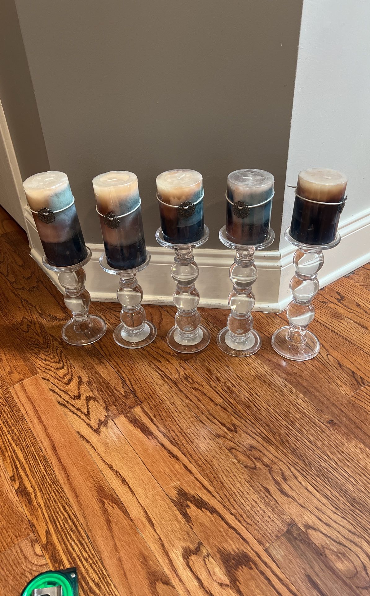 Glass Candle Holders With Candles