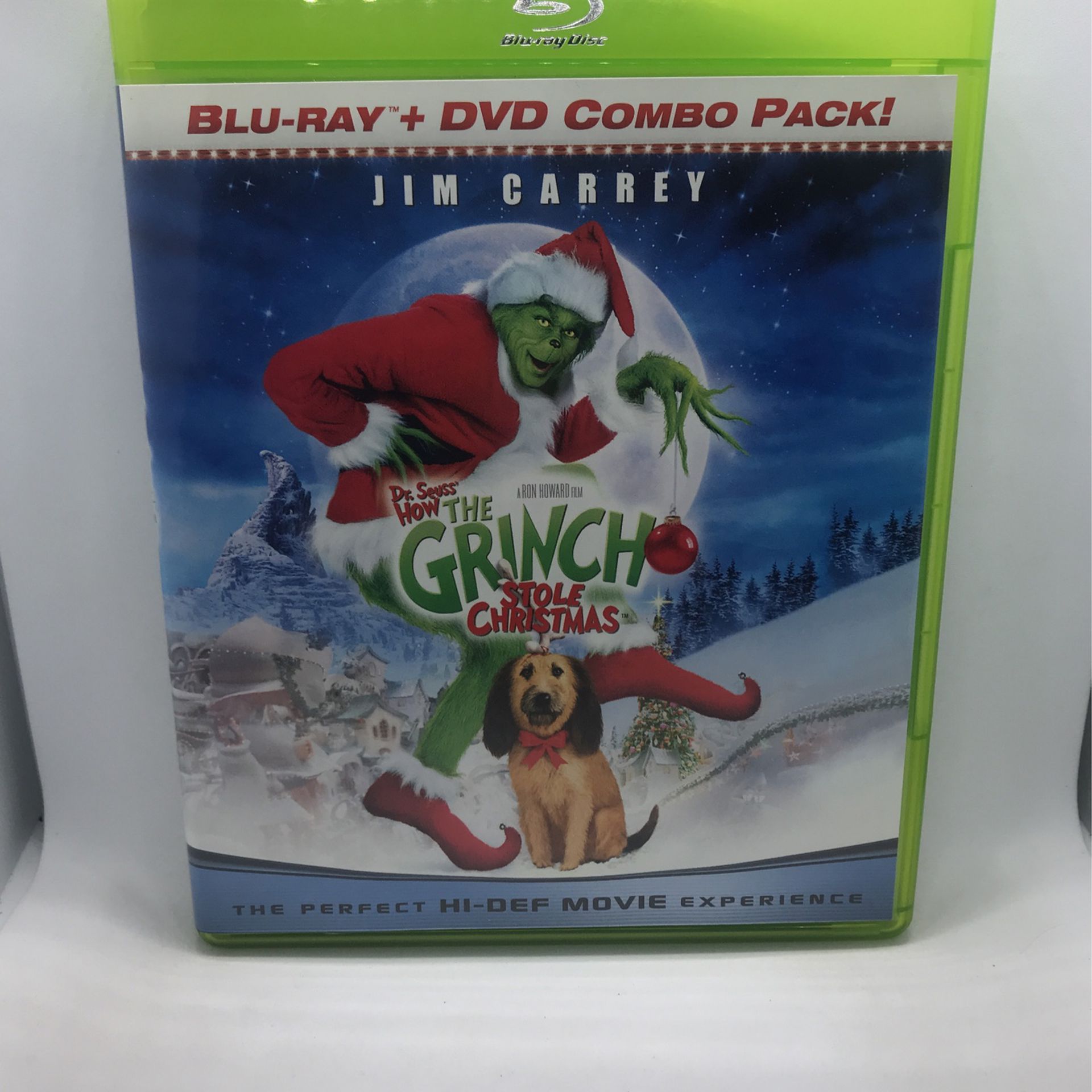 Dr Seuss How The Grinch Stole Christmas Blu-ray DVD 