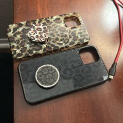 I Phone 12 Case With Pop Sockets