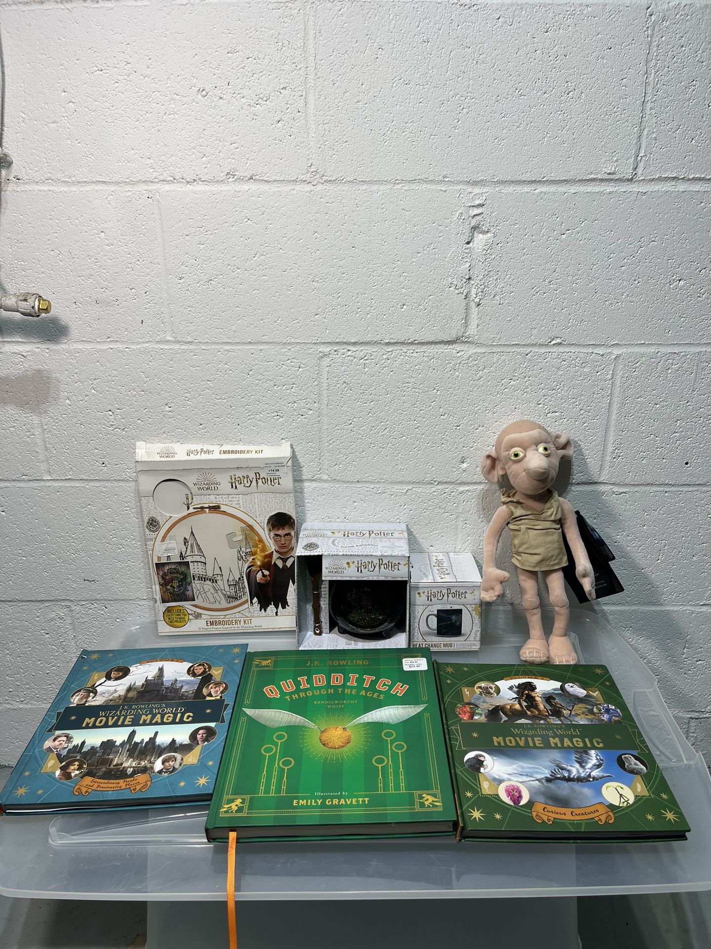 Harry Potter Set, 3 Books, 1 Embroidery, Plush Donny, Mug And Other 