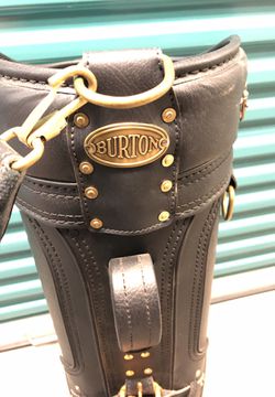 burton golf bag vintage Leather