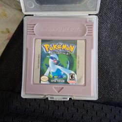 Pokémon silver version Nintendo Gameboy