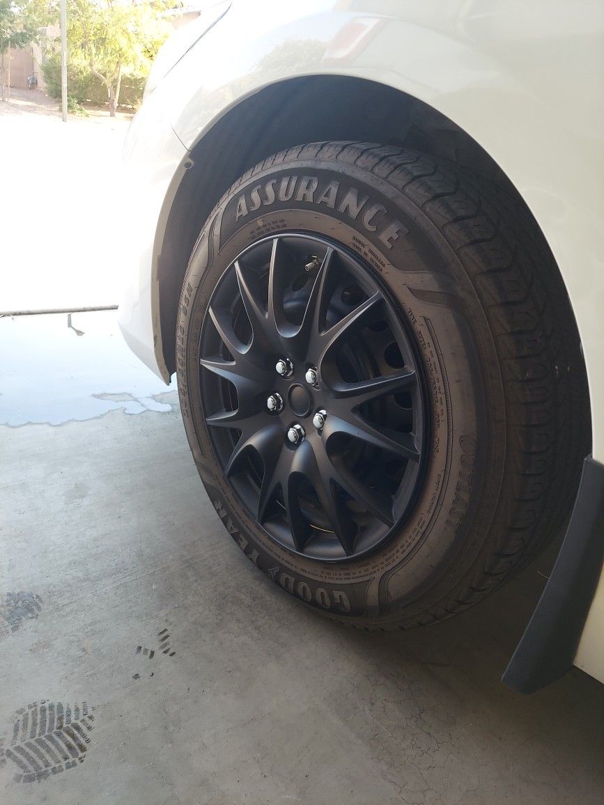 5x114.3 Tires With Steel Rims And Hub Caps 205 65r16 Camry