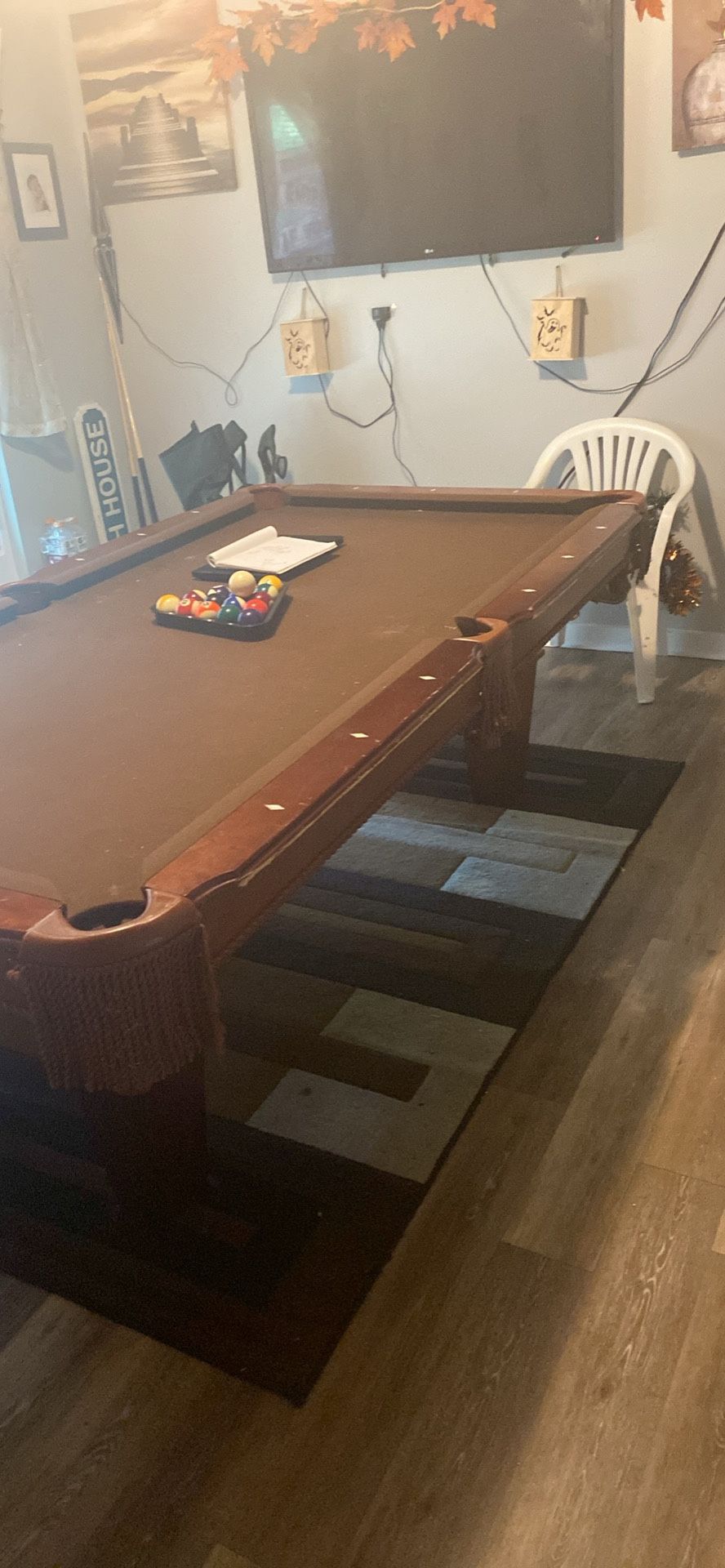 Pool Table Wood